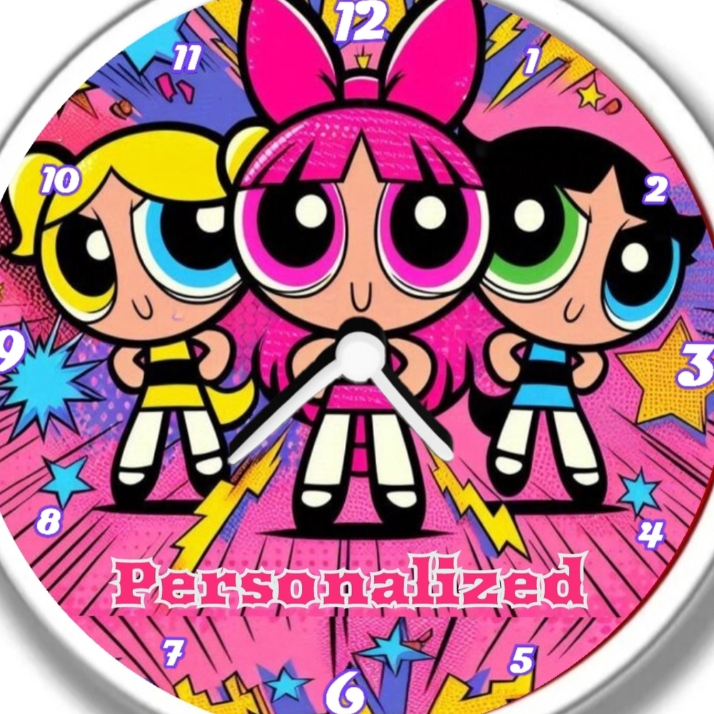 Powerpuff Girls Wall Clock